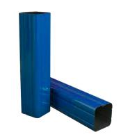 Столб для забора L=2,5 м 60х40х1,2мм RAL 5005 (синий) без отв. под бетон