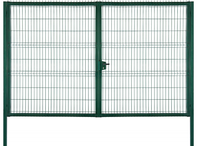 Ворота распашные Medium Lock 1,73х3,5 RAL 6005 Ворота распашные Medium Lock 1,73х3,5 RAL 6005