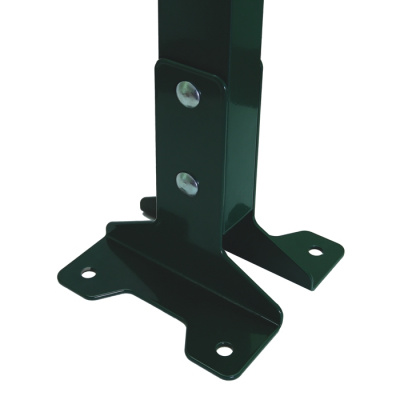 Комплект из 2-х оснований для столба RAL 6005 зеленый