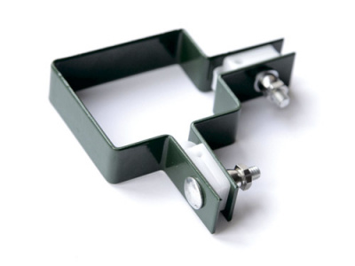 Крепление хомут угловой 62х55 мм RAL 6005 зеленый