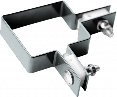 Крепление хомут угловой 62х55 мм цинк