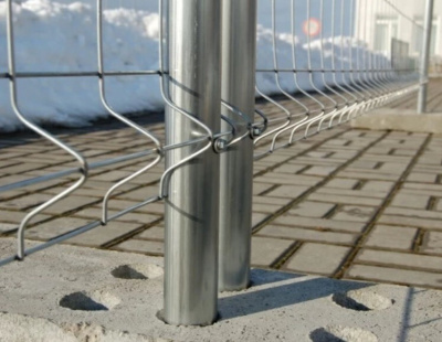 Столб 1,95м d51х1,2мм без отв. под бетон цинк неокрашен. без заглушки GL